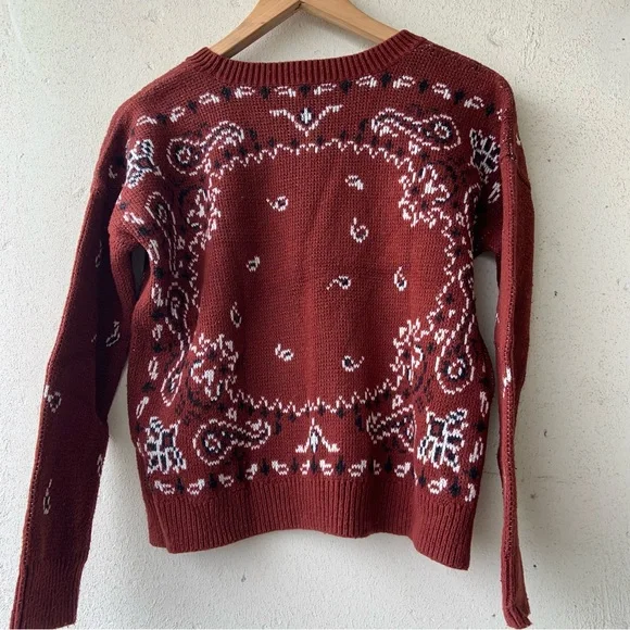 Madewell bandanna sweater - Picture 7 of 8